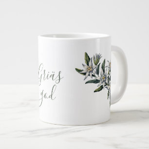 Bavarian Griaß God Coffee Mug   German Heritage Pe