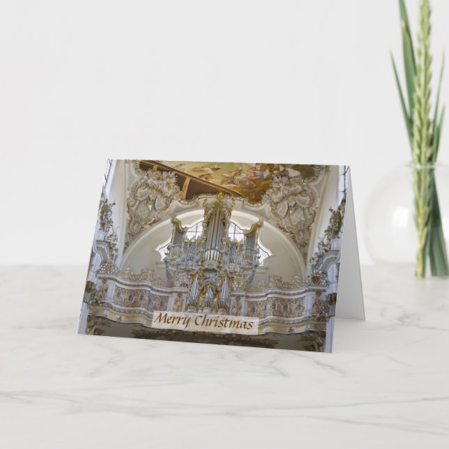 Bavarian organ Christmas card (Front)