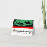 Bavarian Style Buffet Food Description Cards