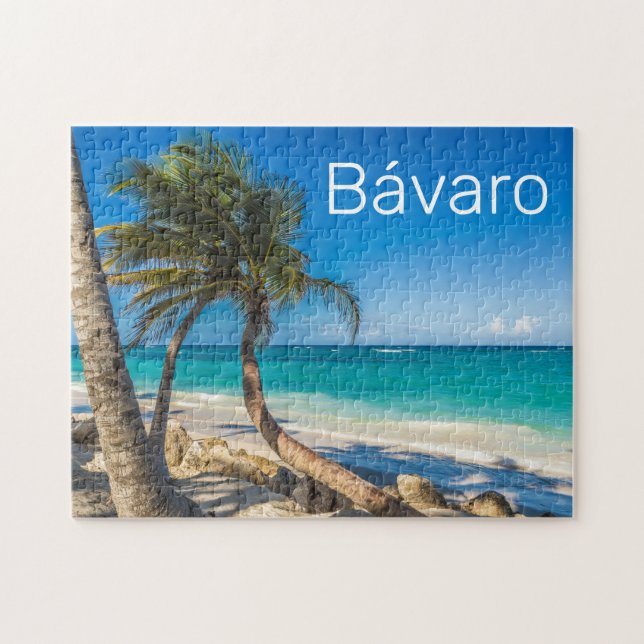 Bavaro Beach Caribbean Dominican Republic Souvenir Jigsaw Puzzle (Horizontal)
