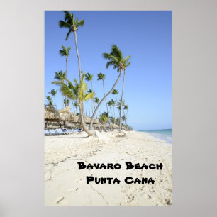 Bavaro Beach on the island of Punta Cana Poster