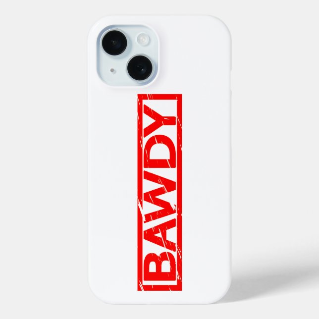 Bawdy Stamp Case-Mate iPhone Case (Back)