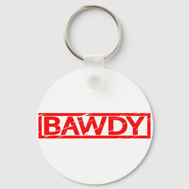Bawdy Stamp Key Ring (Front)