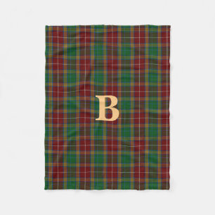 Baxter Clan Tartan Plaid Fleece Blanket