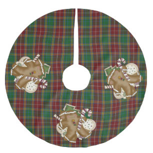 Baxter Plaid Festive Christmas Tree Skirt