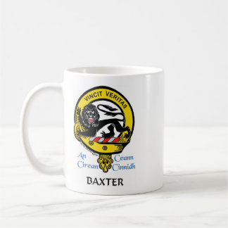 BAXTER Scottish Clan Crest Coffee Mug