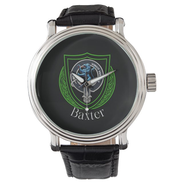 Baxter Scottish Clan Crest Watch (Front)