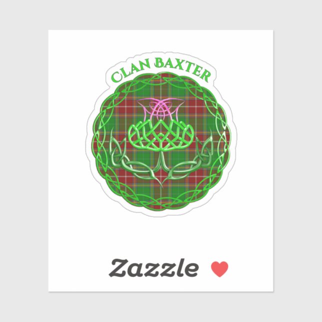 Baxter Scottish Tartan Celtic Thistle (Sheet)