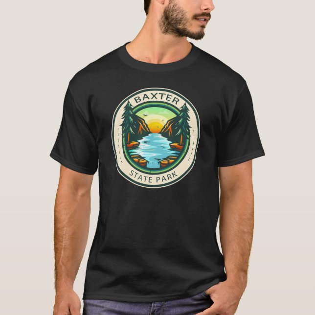 Baxter State Park Maine Badge T-Shirt (Front)