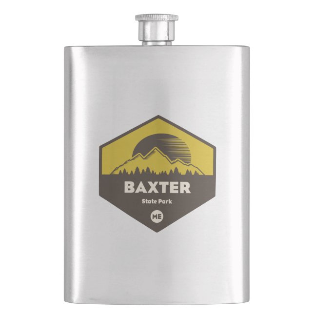 Baxter State Park, Maine Hip Flask (Front)