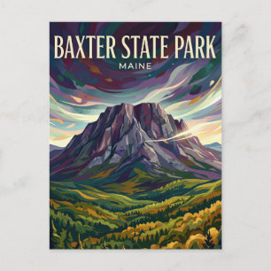 Baxter State Park USA Postcard