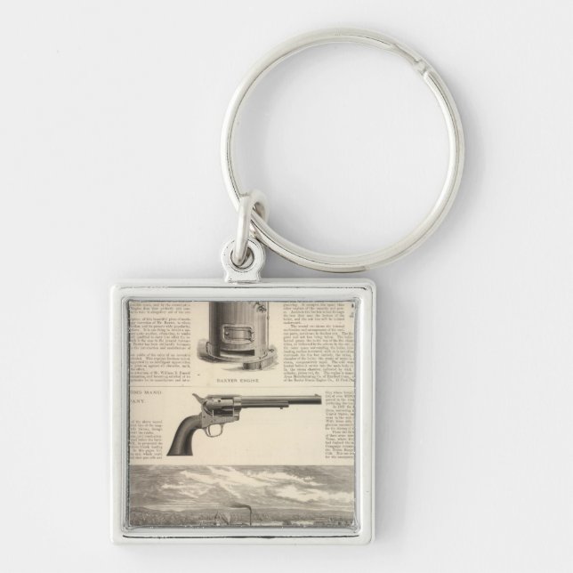 Baxter Steam Engine Company Key Ring (Front)