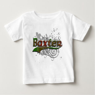 Baxter Tartan Grunge Baby T-Shirt