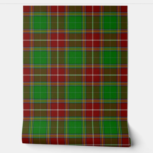 Baxter Tartan Plaid Scottish Clan Wallpaper (Unrolling)