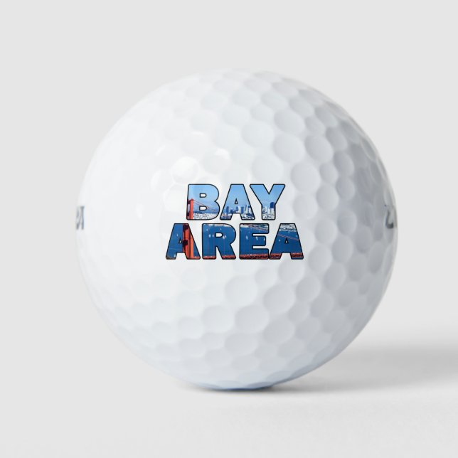 Bay Area California Golf Balls (Front)