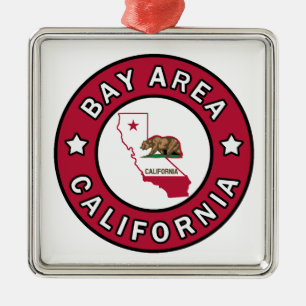 Bay Area California Metal Tree Decoration