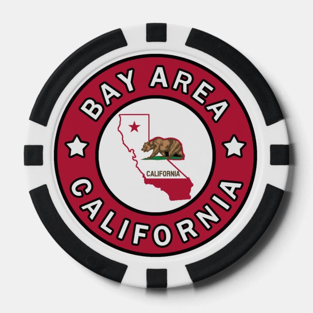 Bay Area California Poker Chips (Front)