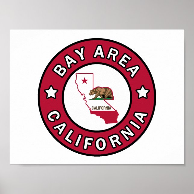 Bay Area California Poster (Front)