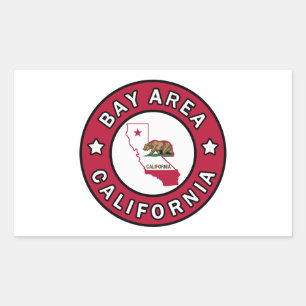 Bay Area California Rectangular Sticker