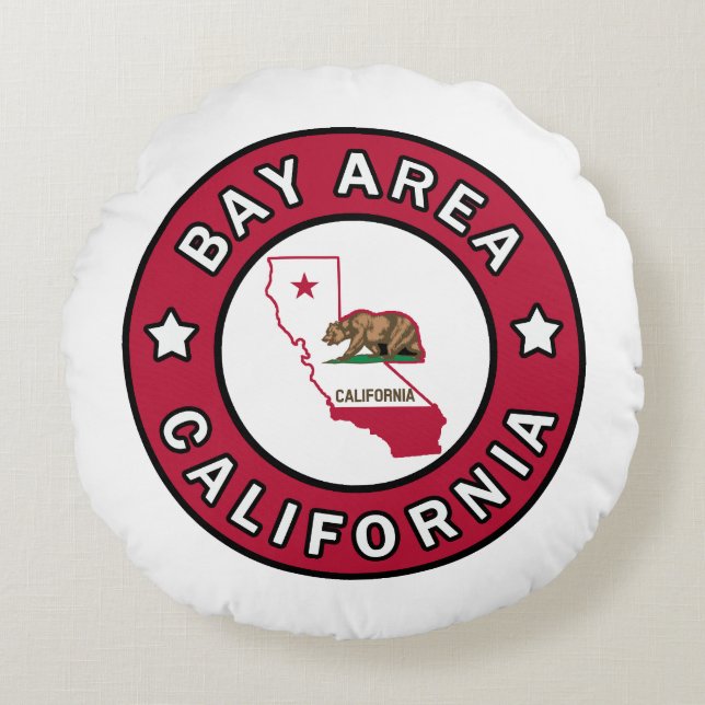 Bay Area California Round Cushion (Front)
