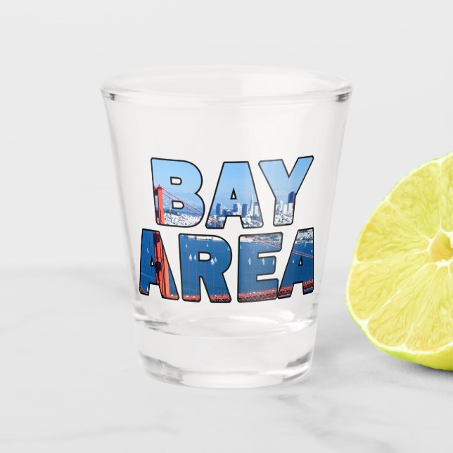 Bay Area California Shot Glass (Front)