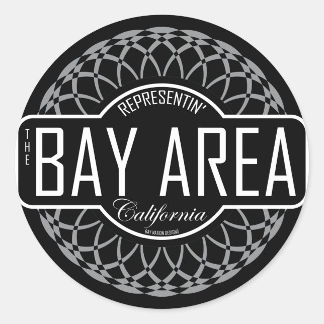 Bay Area Classic Round Sticker (Front)