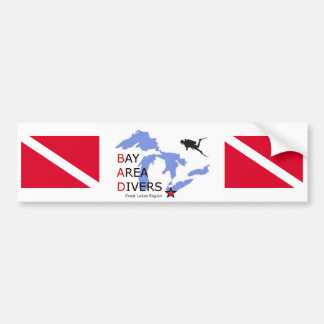 Bay Area Divers Great Lakes Region Bumper Sticker