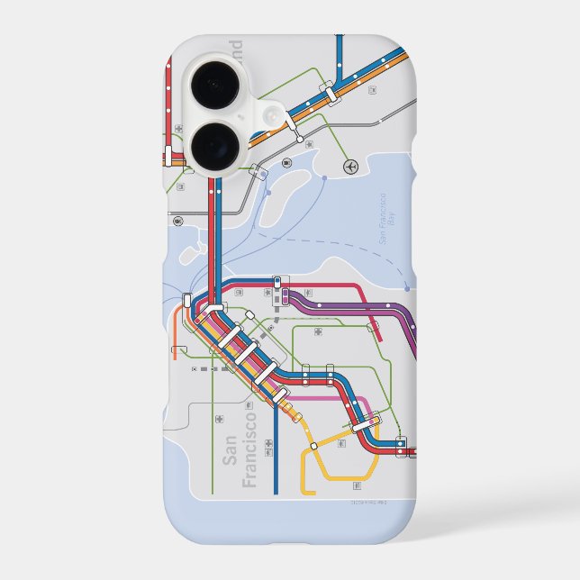 Bay Area Transit Map (Back)
