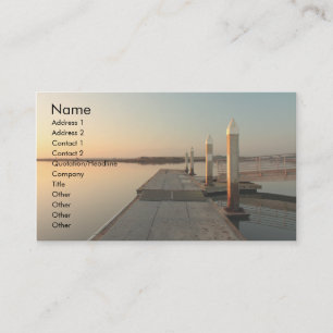 Bay at Dawn Business Card 2