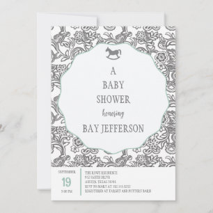 Bay baby shower invitation