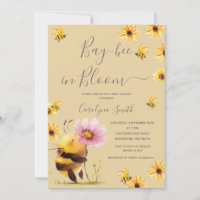 Bay bee in bloom Daisy Flower Baby Shower