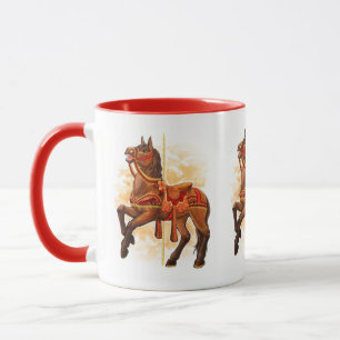 Bay Carousel Horse Mug