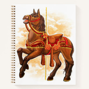 Bay Carousel Horse Notebook