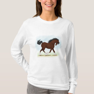 Bay Clydesdale Horse T-Shirt