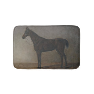 Bay Gelding Horse (by Albrecht Adam) Bath Mat