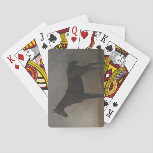 Bay Gelding Horse (by Albrecht Adam) Playing Cards
