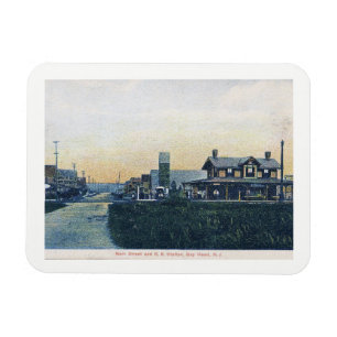 Bay Head, New Jersey, Main St, Vintage Magnet