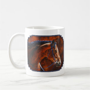 Bay Horse Hanoverian Warmblood Coffee Mug