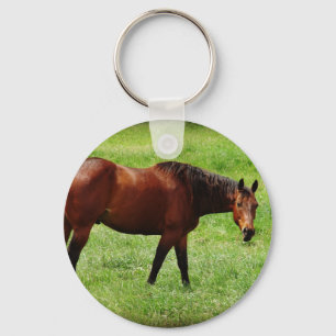 Bay Horse Key Ring