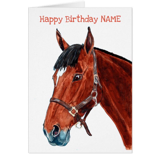 Bay Horse with Star (Front)