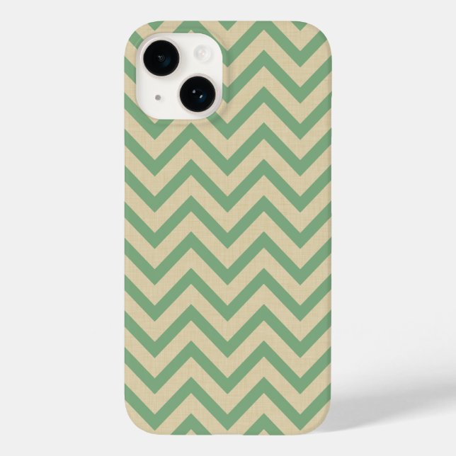 Bay Leaf Spice Moods Chevrons Case-Mate iPhone Case (Back)