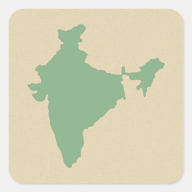 Bay Leaf Spice Moods India Square Sticker (Front)