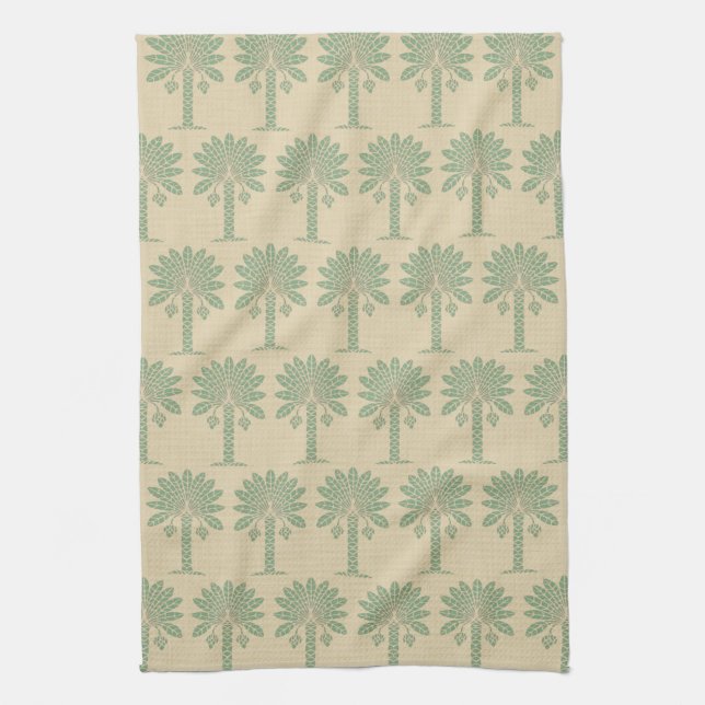 Bay Leaf Spice Moods Palm Tea Towel (Vertical)