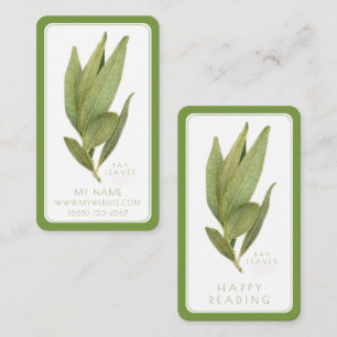BAY LEAVES Business Bookmarks - 3.5x2 Card II