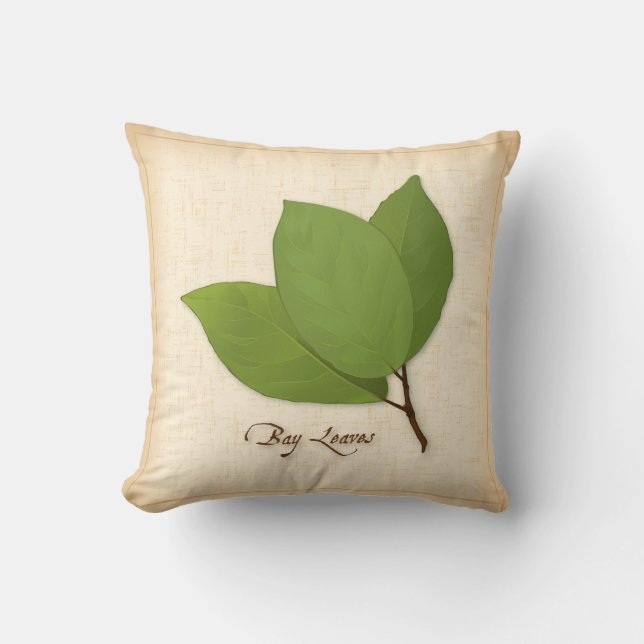 Bay Leaves Cushion (Front)