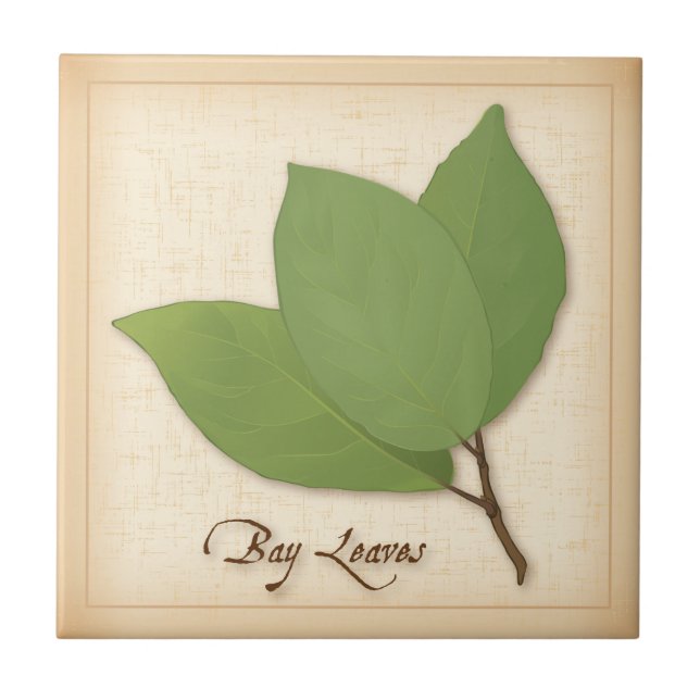 Bay Leaves Tile (Front)