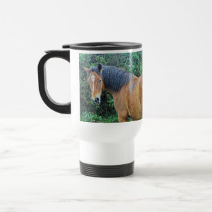 Bay New Forest Pony of Hampshire, England Travel Mug