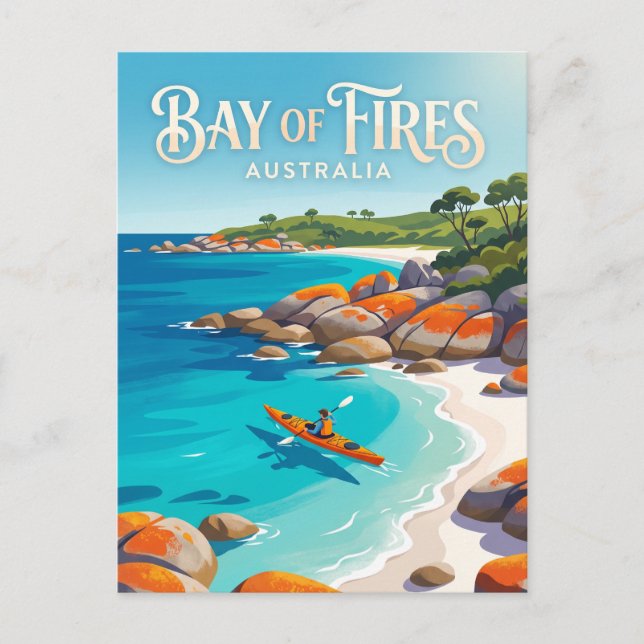 Bay of Fires Australia Postcard (Front)