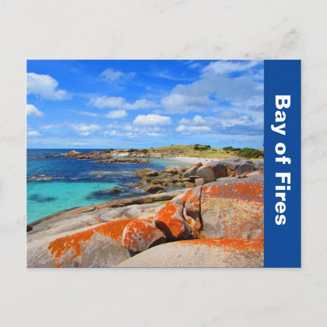 Bay of Fires, Tasmania, Australia Postcard (Front)