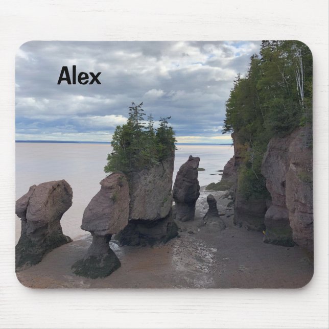 Bay of Fundy Mousepad. Personalise it! Mouse Mat (Front)